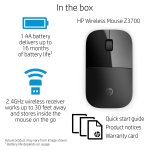 HP Z3700 USB 1200 DPI - Rato sem fios