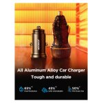 Joyroom JR-CCN06 Dual USB-C Mini Metal - Carregador de carro