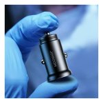 Joyroom JR-CCN06 Dual USB-C Mini Metal - Carregador de carro