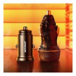 Joyroom JR-CCN06 Dual USB-C Mini Metal - Carregador de carro