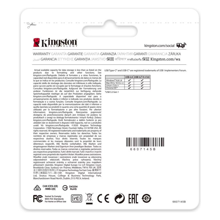 Kingston DataTraveler 70 128 GB USB 3.2 Gen 1 - Unidade flash USB-C