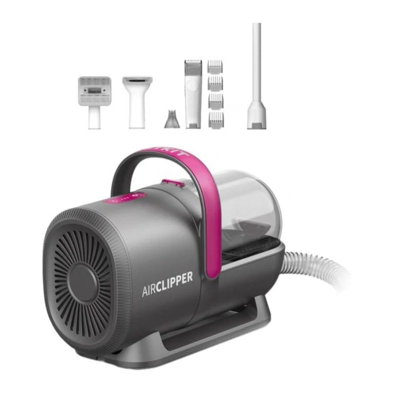 Kit de Tosquia para animais Grooming Vacuum Kit