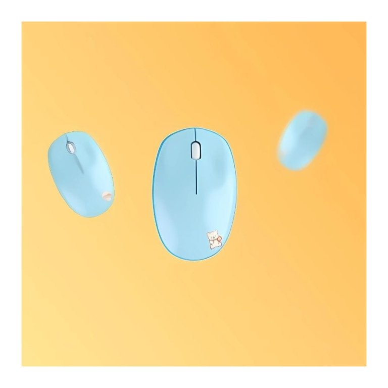 Kit Teclado/Rato MOFI Baby Bear Azul