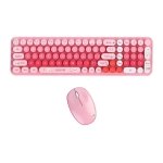 Kit Teclado/Rato MOFI Baby Bear Rosa
