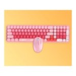 Kit Teclado/Rato MOFI Baby Bear Rosa