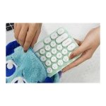 Kit Teclado/Rato MOFII Bean 2.4G Verde/Branco