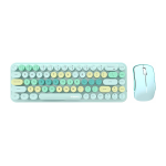 Kit Teclado/Rato MOFII Bean 2.4G Verde
