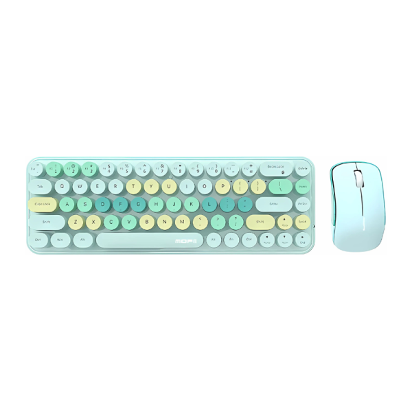 Kit Teclado/Rato MOFII Bean 2.4G Verde