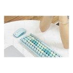 Kit Teclado/Rato MOFII Bean 2.4G Verde