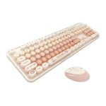 Kit Teclado/Rato MOFII Sweet New Laranja