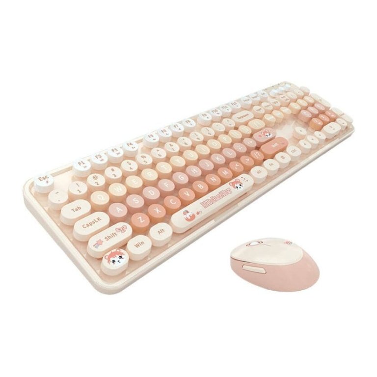 Kit Teclado/Rato MOFII Sweet New Laranja