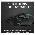 Logitech G G502 Hero USB - Mouse para jogos - 25600 DPI