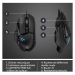 Logitech G G502 Hero USB - Mouse para jogos - 25600 DPI