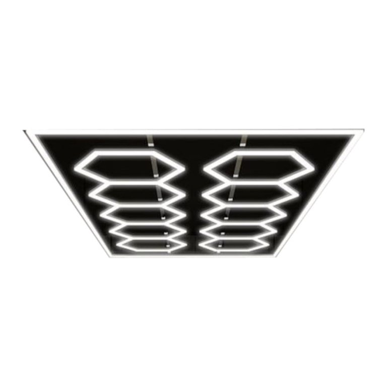 Luz hexagonal SS-HX-C202 LED Branca - Luz de teto