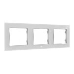 Marco de interruptores Shelly Wall Frame 3 Blanco