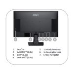 MSI Pro MP275Q 27 Wide Quad HD Adaptive Sync Preto