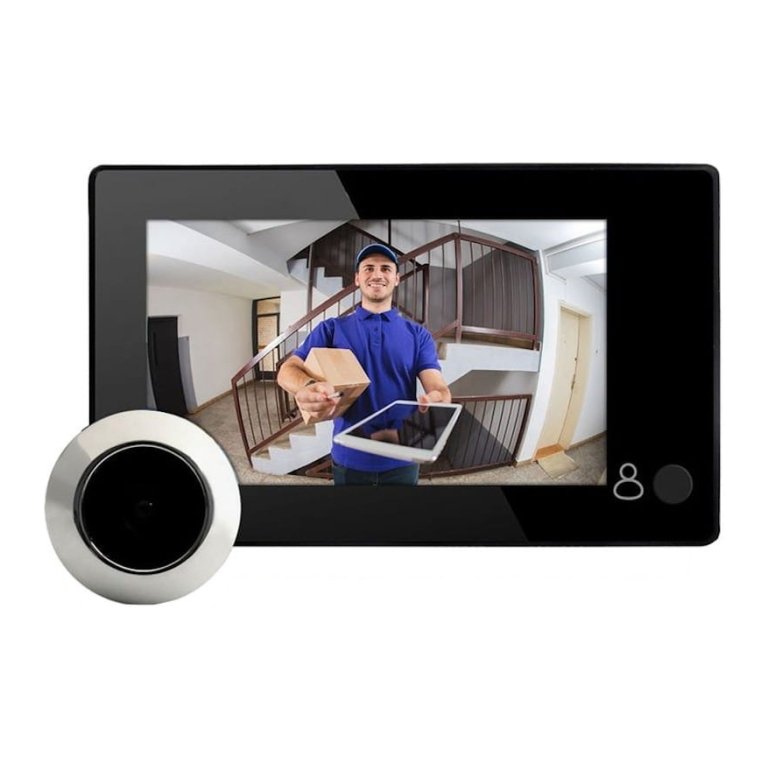 Olho mágico digital Escam C10 4,3 Polegadas