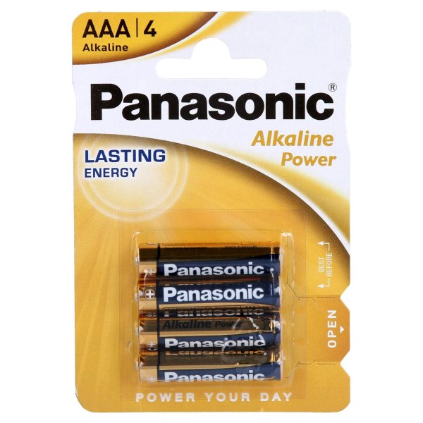 Pack 4x Baterias AAA Panasonic LR03APB