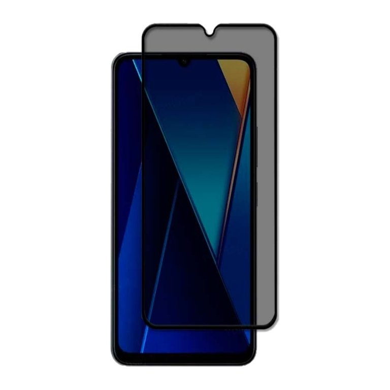 Película de vidro temperado Anti Espião Xiaomi Redmi 13C 5G / Redmi 13C 4G / Poco C65