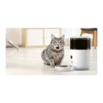 Petoneer NutriVue Feeder - Comedouro Inteligente Para Animais de Estimação com Câmera e Microfone - Áudio Bidirecional - Programável com APP - Aço Inoxidável Ideal para Cães e Gatos