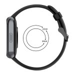 Pulseira de Silicone Realme Watch 3 / 3 Pro Escuro