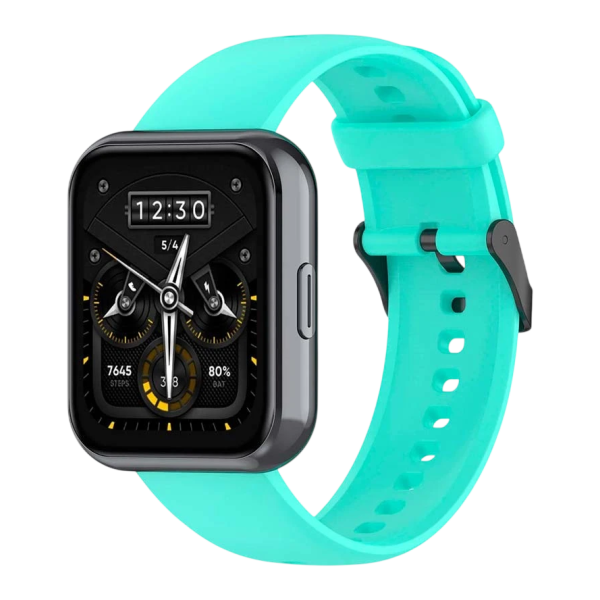 Pulseira de Silicone Realme Watch 3 / 3 Pro Turquesa