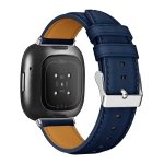 Pulseira Fitbit Versa 3 / Versa 4 Couro Escuro