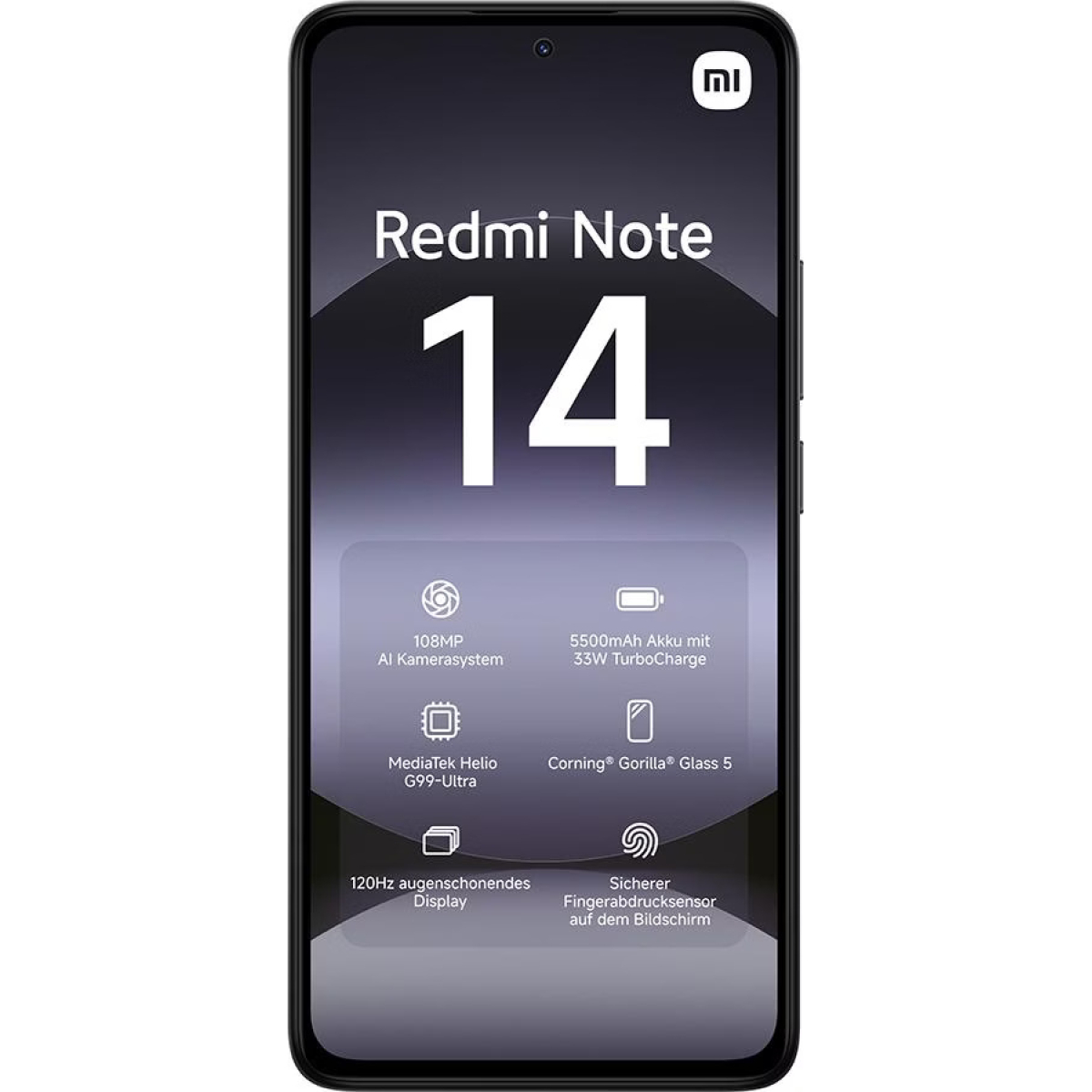 Xiaomi Redmi Note 14 5G 8GB/256GB Preto