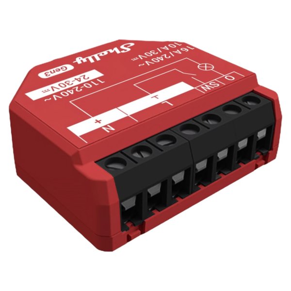 Shelly 1PM Gen3 - Relé Inteligente WiFi