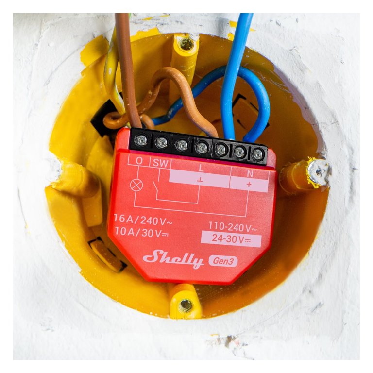 Shelly 1PM Gen3 - Relé Inteligente WiFi