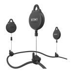 Sistema de 6 gancho de cabo suspenso Kiwi Design V2-6 para Meta Quest 2/3/Pro