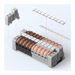 Sonoff 211 - Conector de Cabo para Calha DIN Embalagem de 20 unidades