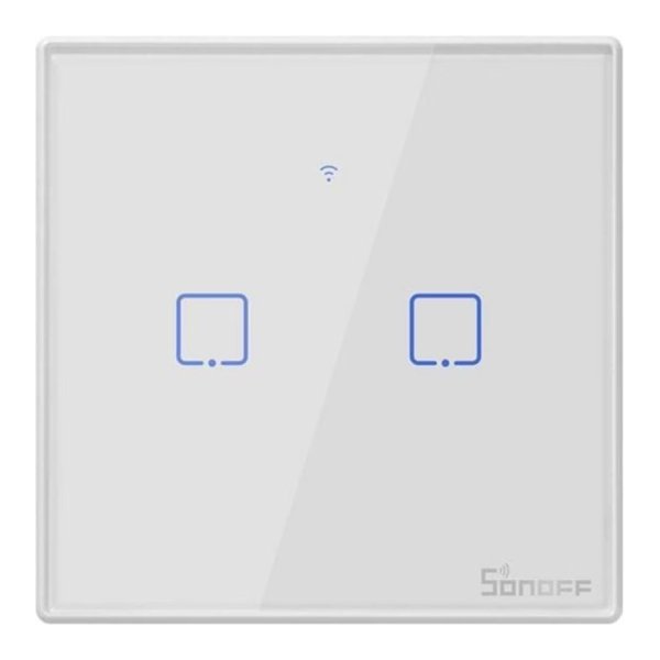 Sonoff T2 2C WiFi + RF 433 - Interruptor tátil inteligente