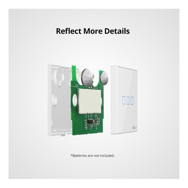 Sonoff T2 2C WiFi + RF 433 - Interruptor tátil inteligente