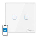 Sonoff T2 2C WiFi + RF 433 - Interruptor tátil inteligente