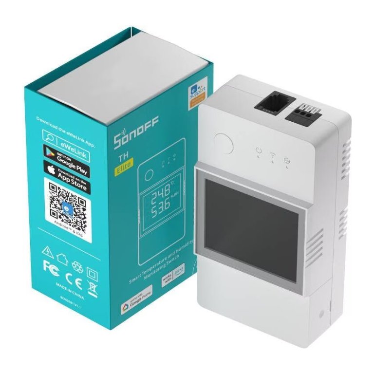 Sonoff THR320D TH Elite - Sensor inteligente de temperatura e humidade