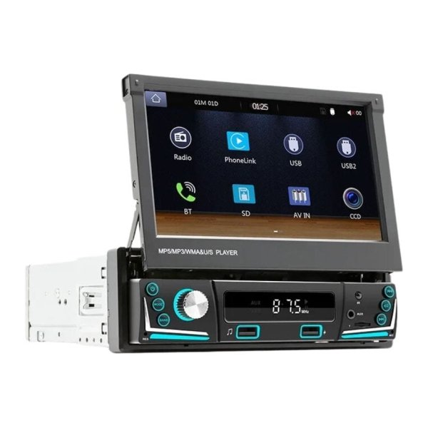 SWM 9606C-S Bluetooth/MirrorLink/Carplay/USB - rádio automóvel 1 DIN