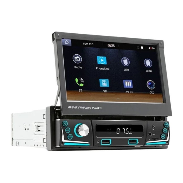 SWM 9606C-S Bluetooth/MirrorLink/Carplay/USB - rádio automóvel 1 DIN