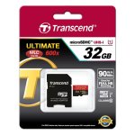Transcend TS32GUSDHC10U1 32 GB 600x C10 U1 MLC NAND / - Cartão microSD