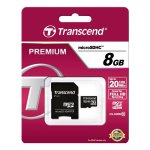 Transcend TS8GUSDHC10 8 GB Classe 10 NAND 20 MB/s - Cartão microSD