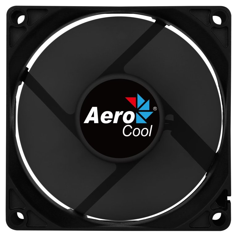 Ventilador de PC Aerocool Force 8, 7 pás, 8 cm,