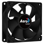Ventilador de PC Aerocool Force 8, 7 pás, 8 cm,
