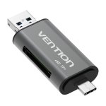 Vention CCJH0/ USB 2.0 - Leitor de Cartões