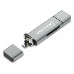 Vention CCJH0/ USB 2.0 - Leitor de Cartões