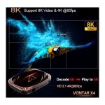 Vontar X4 S905X4 4GB/128GB Dual WiFi Android 11.0 Android TV