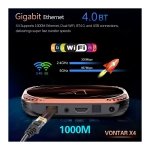 Vontar X4 S905X4 4GB/128GB Dual WiFi Android 11.0 Android TV