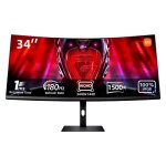 Xiaomi Curved Gaming Monitor G34WQi 34" WQHD VA 180Hz 1ms MPRT RGB