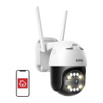 ZOSI C296 5MP 3K WiFi P/T PoE IP66 + Cartão microSD 32GB - Câmara de segurança IP